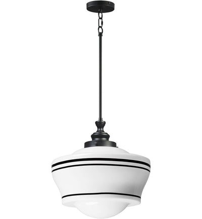 Maxim Lighting - 21533WTBK - Eureka 15.75" Pendant