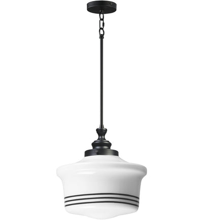 Maxim Lighting - 21534WTBK - Eureka 13.75" Pendant