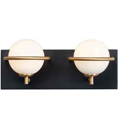 Maxim Lighting - 21602SWBKGLD - Revolve 13" Bath Vanity Light
