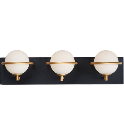 Maxim Lighting - 21603SWBKGLD - Revolve 20.25" Bath Vanity Light