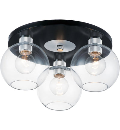 Maxim Lighting - 21610CLBKAL - Vessel 17" Flush Mount