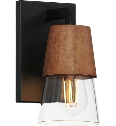 Maxim Lighting - 21621CLWNBK - Carpenter 9" Bath Vanity Light