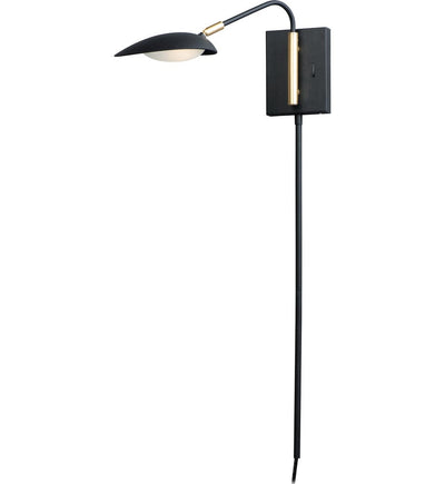 Maxim Lighting - 21691BKSBR - Scan 7.75" Wall Sconce
