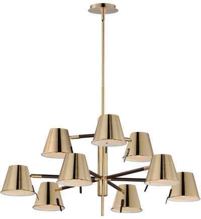 Maxim Lighting - 25179DBZHR - Carlo 34" Chandelier