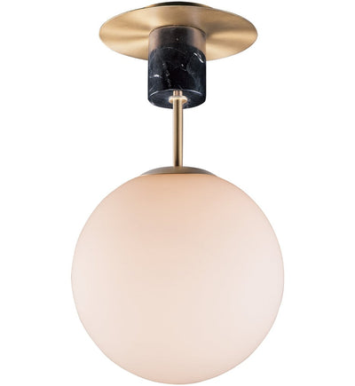 Maxim Lighting - 26031SWSBRBK - Vesper 9.75" Semi-Flush