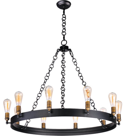 Maxim Lighting - 26275BKNAB/BUL - Noble 37.5" Chandelier
