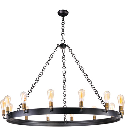 Maxim Lighting - 26276BKNAB/BUL - Noble 50" Chandelier