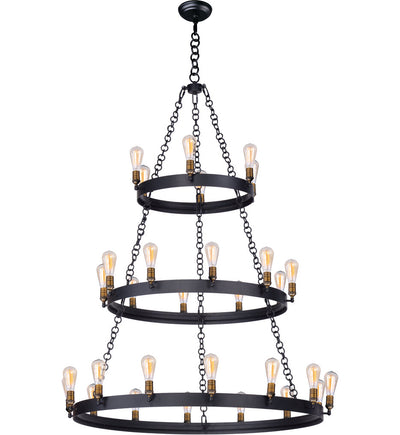 Maxim Lighting - 26278BKNAB/BUL - Noble 50" Chandelier