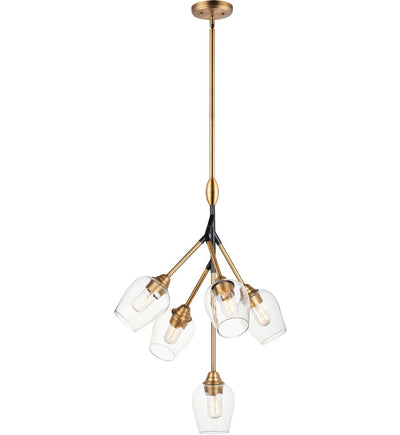 Maxim Lighting - 26343CLABBK - Savvy 24.25" Pendant