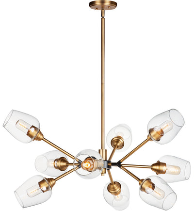 Maxim Lighting - 26345CLABBK - Savvy 37" Chandelier