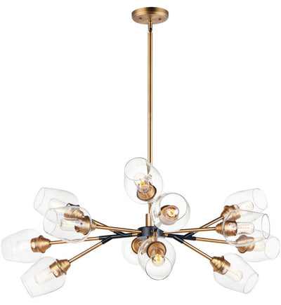 Maxim Lighting - 26347CLABBK - Savvy 46.25" Chandelier