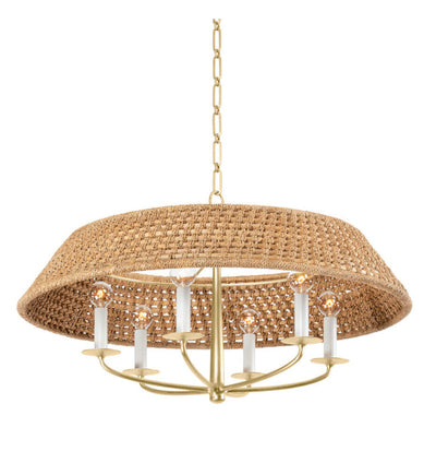 Hudson Valley - 2730-VGL - Bradley 30" Chandelier