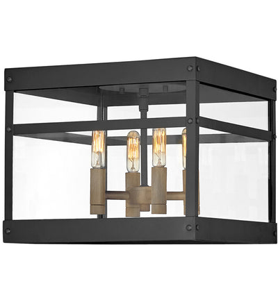 Hinkley Lighting - 2803BK - Porter 12" Outdoor Pendant