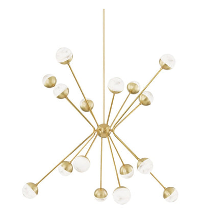 Hudson Valley - 2851-AGB - Saratoga 51" Chandelier