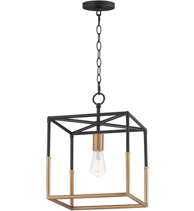 Maxim Lighting - 28621BKWBR - SoHo 12-Inch Pendant