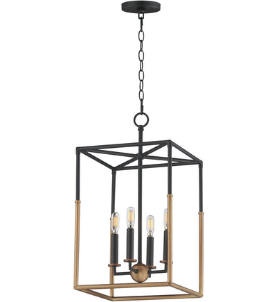 Maxim Lighting - 28624BKWBR - SoHo 12-Inch Pendant
