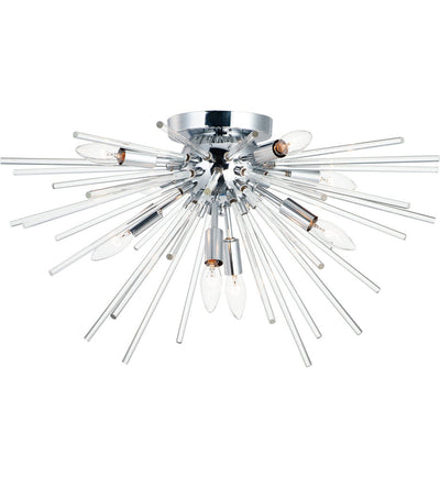 Maxim Lighting - 28660CLPC - Polaris 25" Flush Mount
