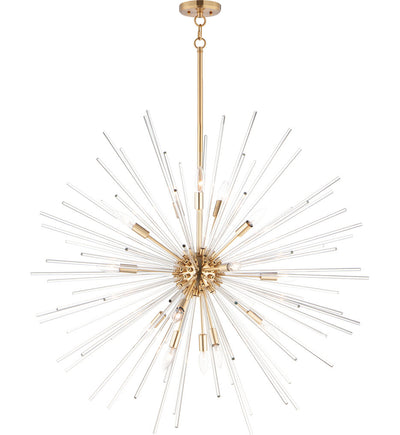 Maxim Lighting - 28666CLSBR - Polaris 40" Pendant