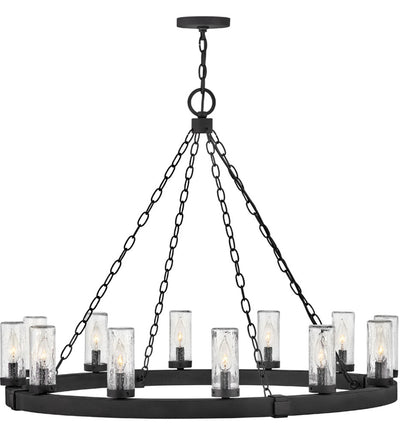 Hinkley Lighting - 29207BK - Sawyer 38" Outdoor Pendant