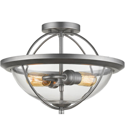 Z-Lite - 3000SF-OS - Persis 15" Semi-Flush Mount