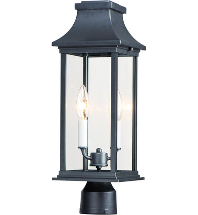 Maxim Lighting - 30020CLBK - Vicksburg 6.75" Outdoor Post Lantern