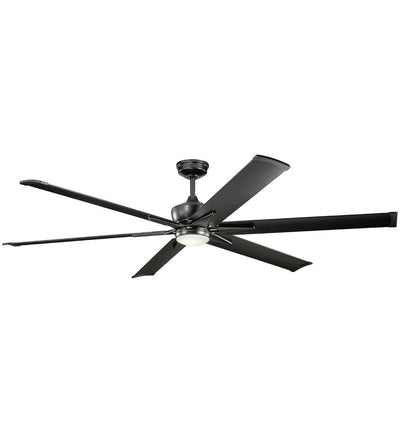 Kichler - 300301SBK - Szeplo Patio 80" Ceiling Fan