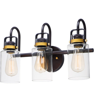 Maxim Lighting - 30172CLBZGLD - Magnolia 18.25" Bath Vanity Light