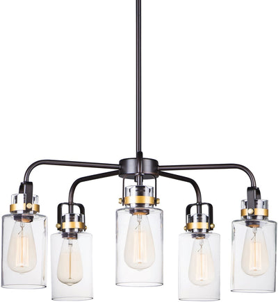 Maxim Lighting - 30175CLBZGLD - Magnolia 26" Pendant