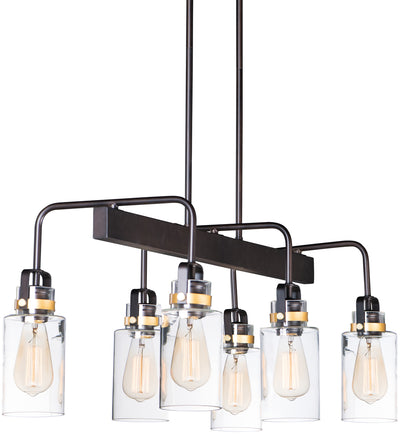 Maxim Lighting - 30177CLBZGLD - Magnolia 32" Chandelier