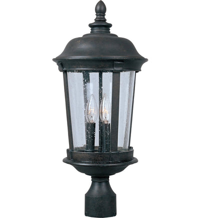 Maxim Lighting - 3021CDBZ - Dover 21" 3 Light Incandescent Outdoor Post Light