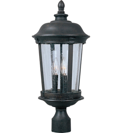 Maxim Lighting - 3022CDBZ - Dover 25.5" 3 Light Incandescent Outdoor Post Light