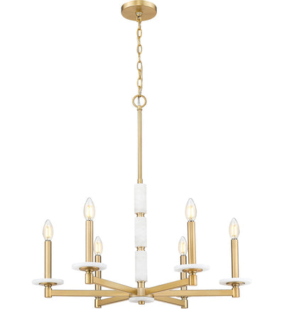 Z-Lite - 3045-6MGLD - Kaden 28" Chandelier