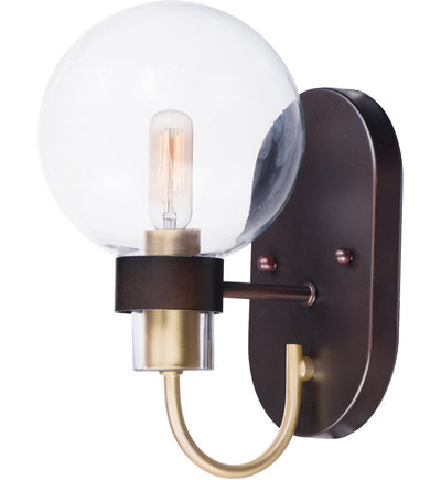 Maxim Lighting - 30511CLBZSBR - Bauhaus 10.5" Wall Sconce