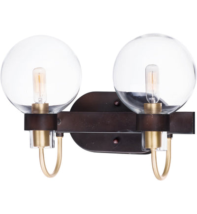 Maxim Lighting - 30512CLBZSBR - Bauhaus 16" Bath Vanity Light