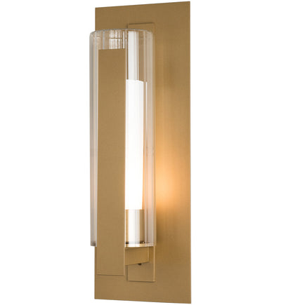 Hubbardton Forge - Vertical Bar Fluted Glass Medium Outdoor Wall Sconce