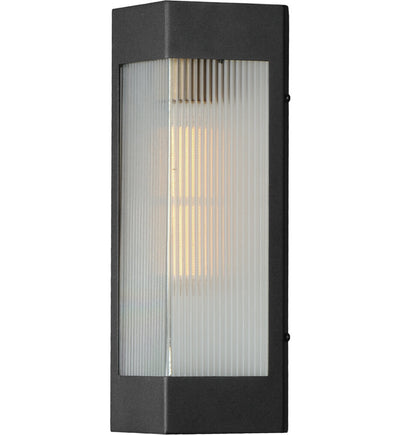 Maxim Lighting - 30761CRBKAB - Triform 14" Outdoor Wall Sconce