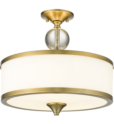 Z-Lite - Cosmopolitan 15.75" Semi-Flush Mount