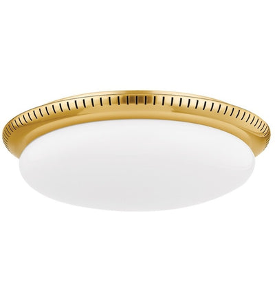 Hudson Valley - 3114-AGB - North Castle 14.25" Flush Mount