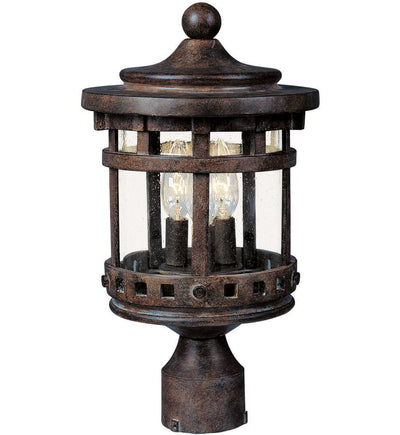 Maxim Lighting - 3137CDSE - Santa Barbara 18.5" 3 Light Incandescent Outdoor Post Light