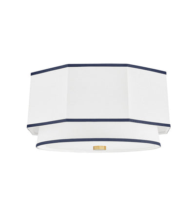Hudson Valley - 3218-AGB - Riverdale 17.75" Flush Mount