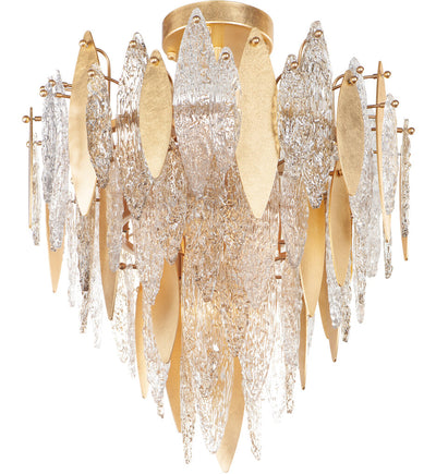 Maxim Lighting - 32320CLCMPGL - Majestic 24" Flush Mount