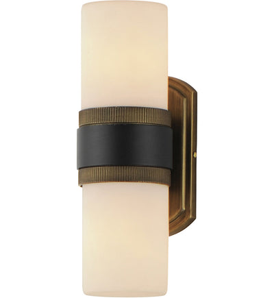 Maxim Lighting - 32651SWBKAB - Ruffles 14" Outdoor Wall Sconce