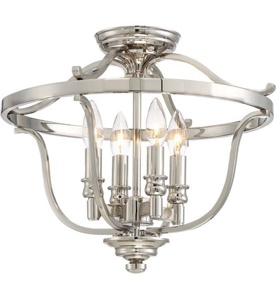Minka-Lavery - 3296-613 - Audrey''s Point 17.25" Semi-Flush