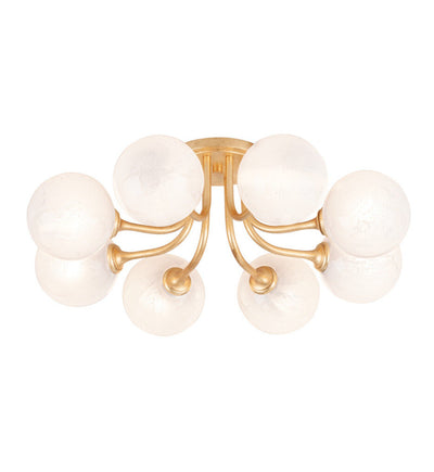 Corbett Lighting - 332-08-VGL - Onyx 24.75" Semi-Flush