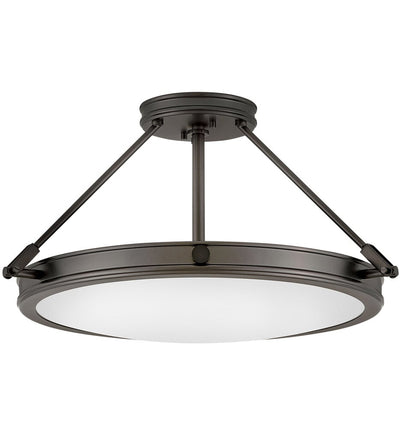 Hinkley Lighting - 3382BX - Collier 22" Semi-Flush Mount