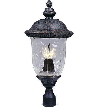 Maxim Lighting - 3420WGOB - Carriage House 26.5" 3 Light Incandescent Outdoor Post Light
