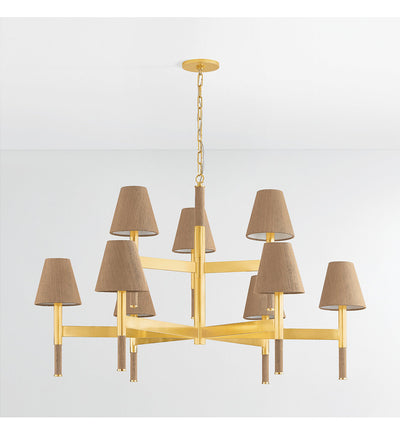 Hudson Valley - 3448-AGB - Lindenwood 47.5" Chandelier