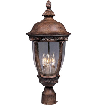 Maxim Lighting - 3460CDSE - Knob Hill 22.5" Incandescent 3 Light Outdoor Post Light