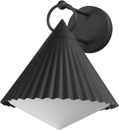 Maxim Lighting - 35136WTBK - Odette 13.75" Outdoor Wall Sconce