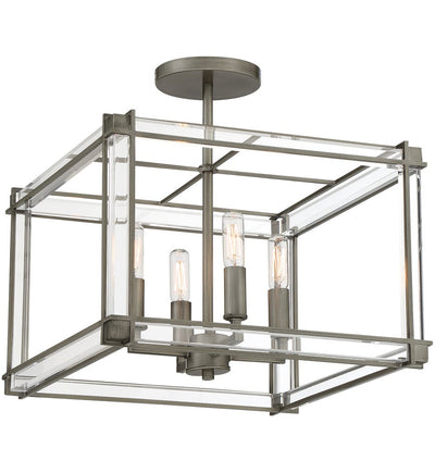 Minka-Lavery - 3859-756 - Langen Square 15" Semi-Flush Mount